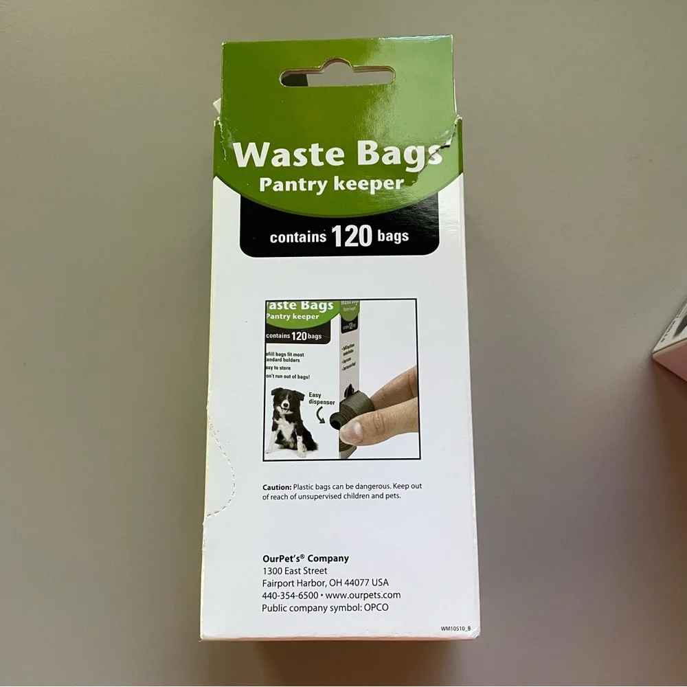 12 rolls of doggie poop bags